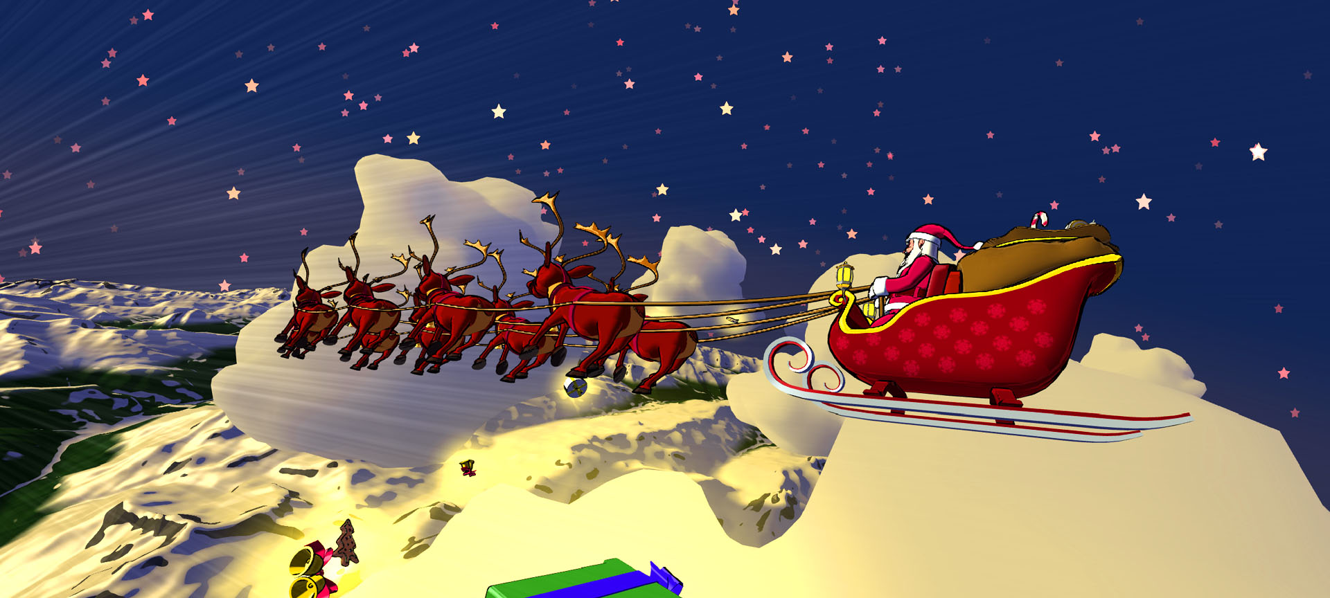 Flying Santa Claus’s sleigh – SkyTale Studios
